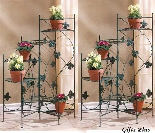 IVY DESIGN STAIRCASE PLANT STAND 6 SHELF   NEW  