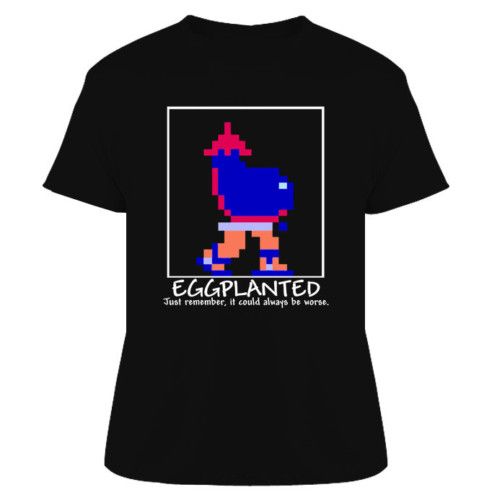 Kid Icarus NES Eggplant Funny T Shirt  