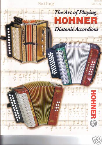   HOHNER BOOK LEARN TO PLAY BUTTON ACCORDION IN ENGLISH ACORDIAN  