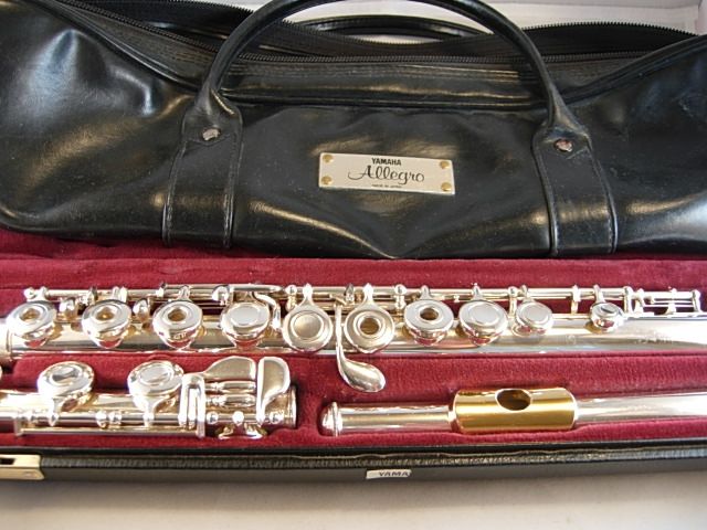 Yamaha YFL 471H Allegro Flute, Gold Lip, Nice condition  