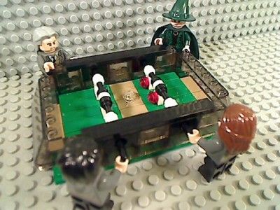 LEGO FOOSBALL TABLE Top Soccer Football City Town Sport Bar Game Grass 