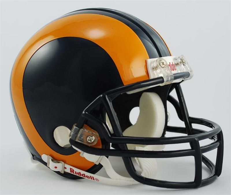 RAMS 1981 99 THROWBACK MINI NFL FOOTBALL HELMET  