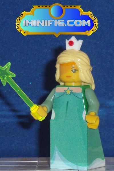 Custom LEGO Super Mario game figure Rosalina  