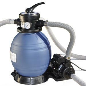 13 Inch Above Ground Sand Master Filter System w/20 GPM Pump For 