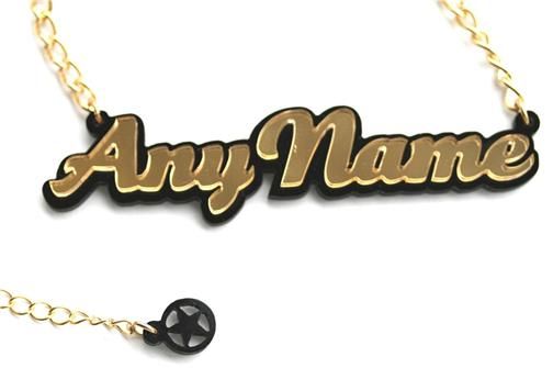 PERSONALISED Gold Star UNIQUE NAME NECKLACE GIFT IDEA  