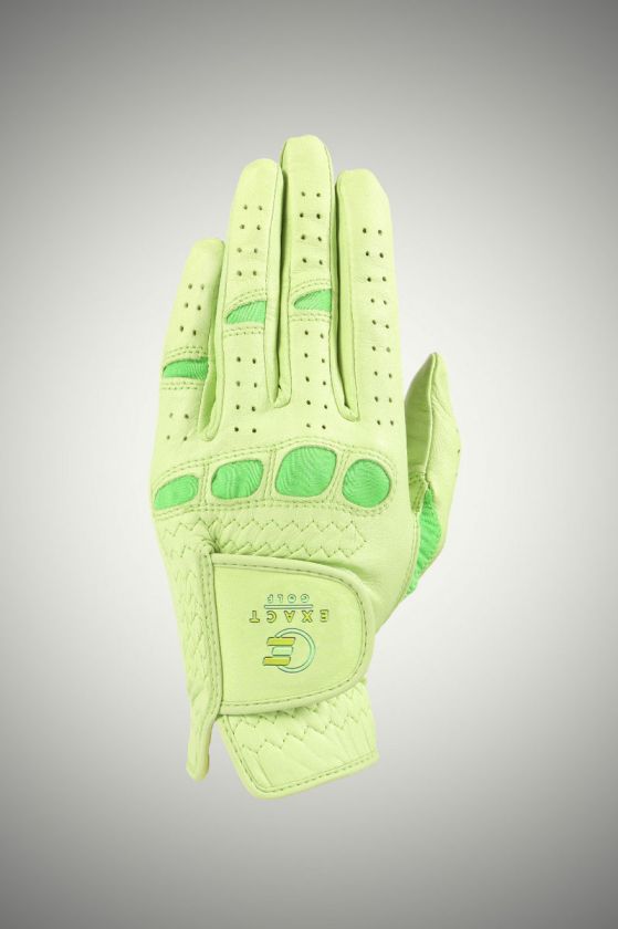 EXACT WOMANS GOLF GLOVES (GREEN/SKY BLUE)   CLEARANCE  