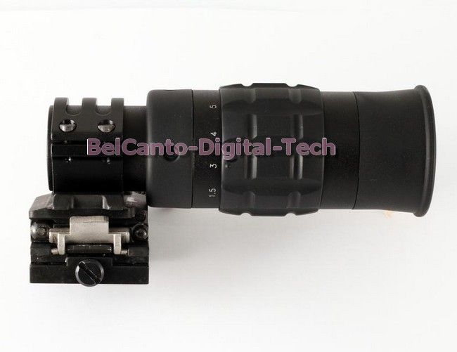 NEW** 1.5 5X Magnifier Scope + QD Flip to Side Mount  