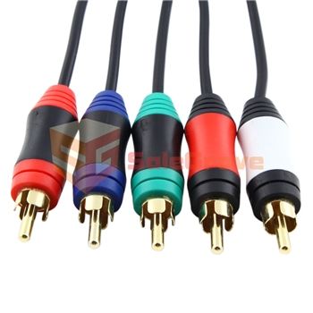 4in1 Audio Video Component Cord+HDMI Cable for PS3 PS2  