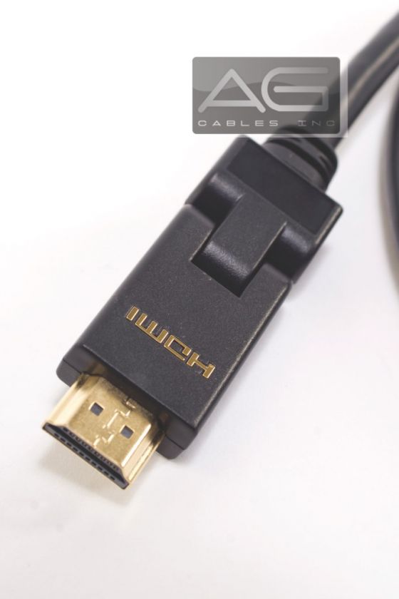 BRAND NEW 1.4 HDMI Swivel Cable   3ft 1M Swivel 180 90  