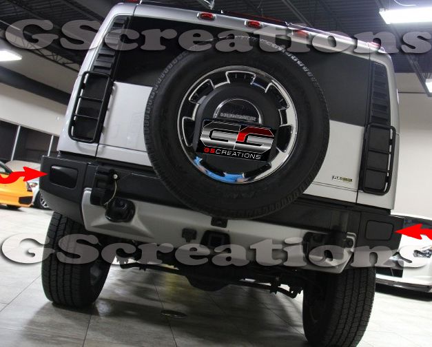 H2 Hummer Bumper Blackout Kit SUT SUV Blackouts  