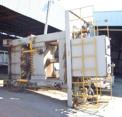 100 TON HYDRAULIC DEEP DRAWING PRESS FOUR POST YR 1996  