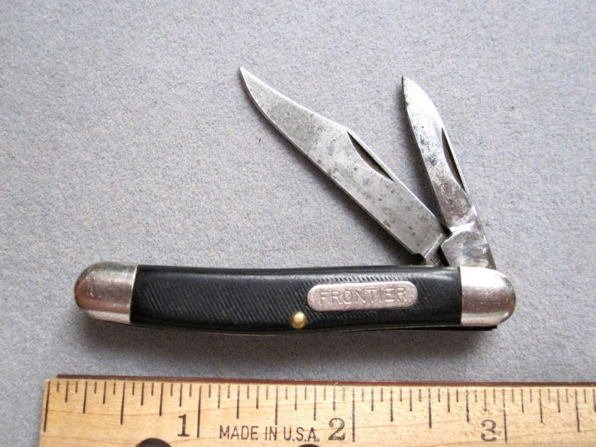 Vintage Imperial Ireland Frontier 2 blade Pocket knife  