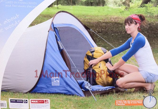 NEW Igloo Instant Pop Up 1 Person Dome Tent Canopy for Outdoor Camping 