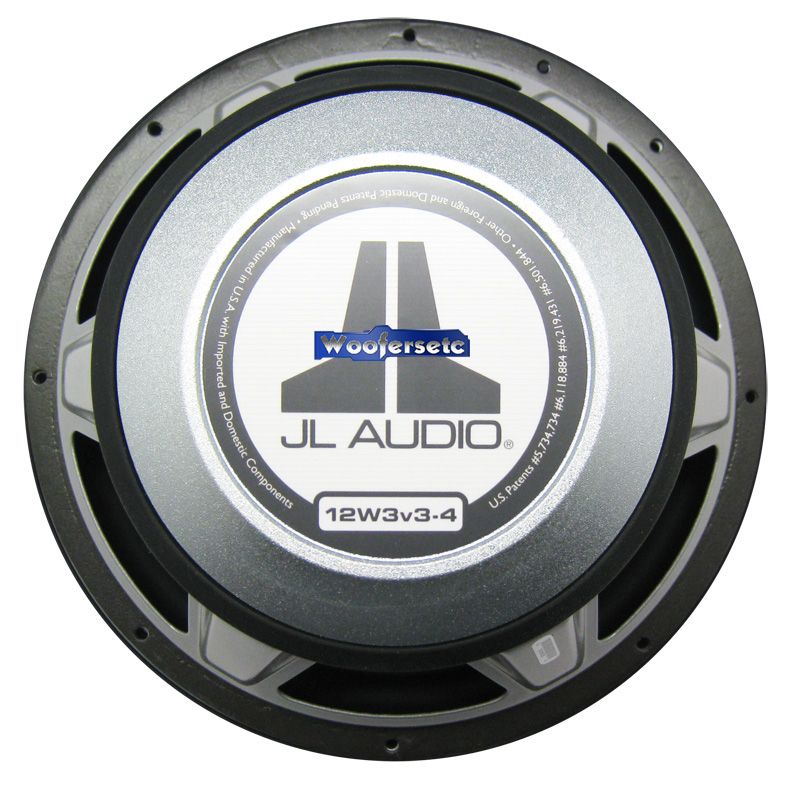 12W3V3 4 JL AUDIO 12 NEW SUB 4 OHM 500 WATT SUBWOOFER  