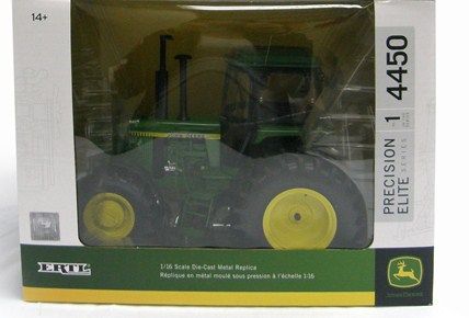 16 Ertl ELITE PRECISION #1 = John Deere 4450 Tractor *MFD CHASE UNIT 