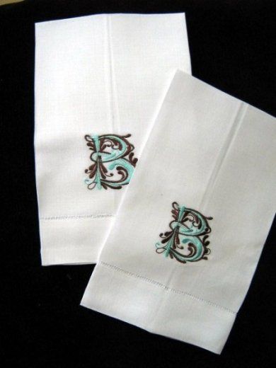   linen tea towels, pillowcases, dinner napkins and cocktail coasters