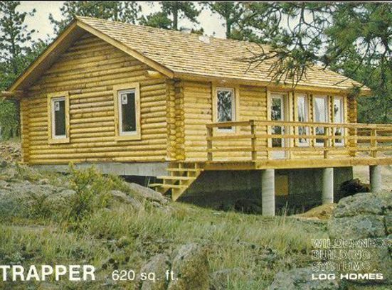 LOG CABIN two bedroom shell kit  