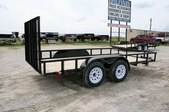 New 14 x 6 Utility Equipment ATV Lawnmower Trailer w/3500 Axles 