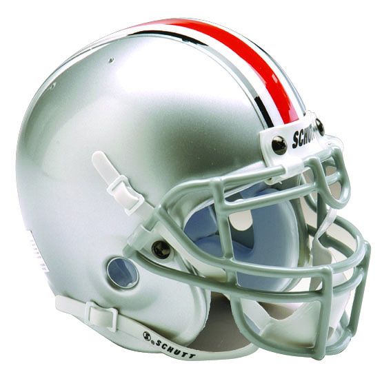 NEW OHIO STATE BUCKEYES AUTHENTIC MINI FOOTBALL HELMET  