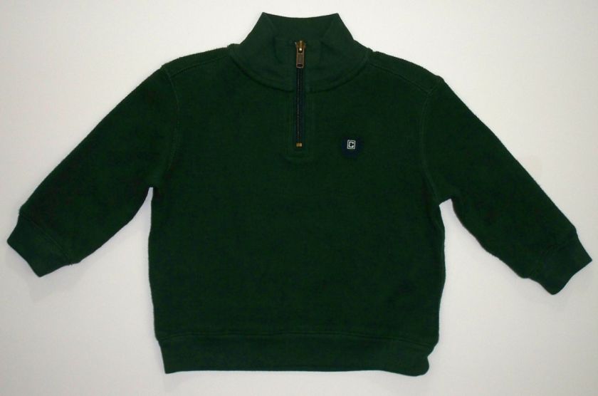 Boy 18 mo CHAPS Ralph Lauren Half Zip Pullover NWT  