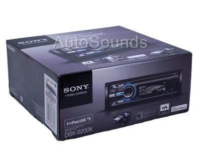 SONY DSX S200X /WMA/USB PLAYER W/iPod/ iPhone Tray 27242787896 