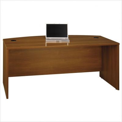 Bush Series CBow Front Desk Auburn Maple WC48546 042976244460  