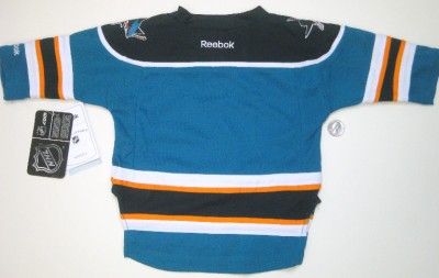 NHL Reebok San Jose Sharks Infant 12 24 Months Hockey Team Jersey New 