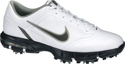 Closeout Nike Air Rival Golf Shoes White/Gunmetal/Silver M 8  