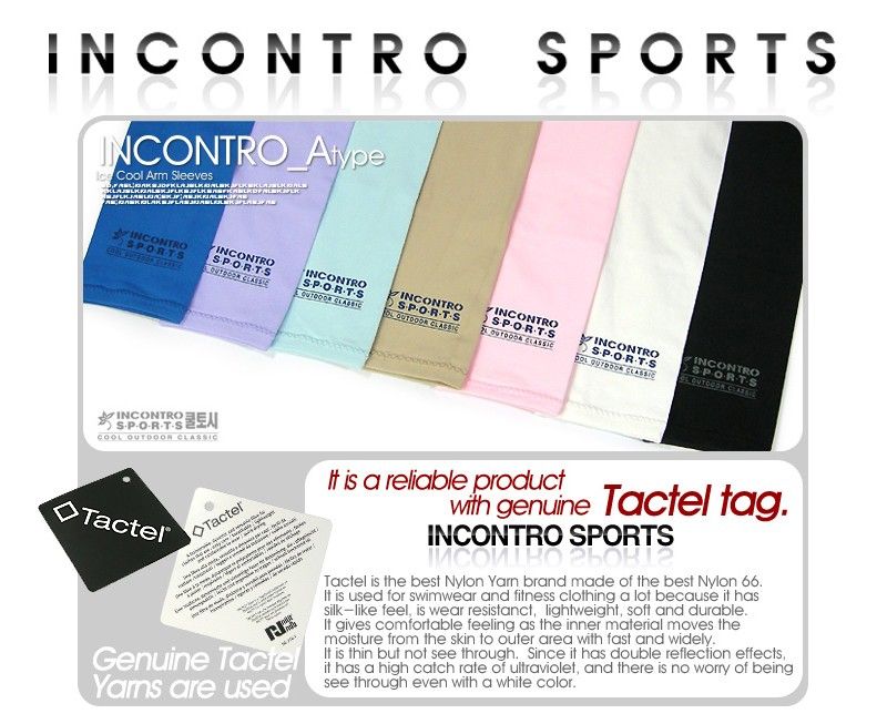 SPF UV / 1 Pair INCONTRO  A Arm Sleeves TACTEL  