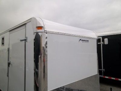   Enclosed Cargo Auto Hauler Race Car Trailer Flat Front 102x24 Racer