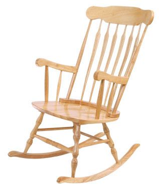 KidKraft Hill Country Adult Wood Rocking Chair Natural  
