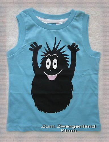 BARBAPAPA T shirt gr. 122 128 Sommershirt Tanktop blau H&M  