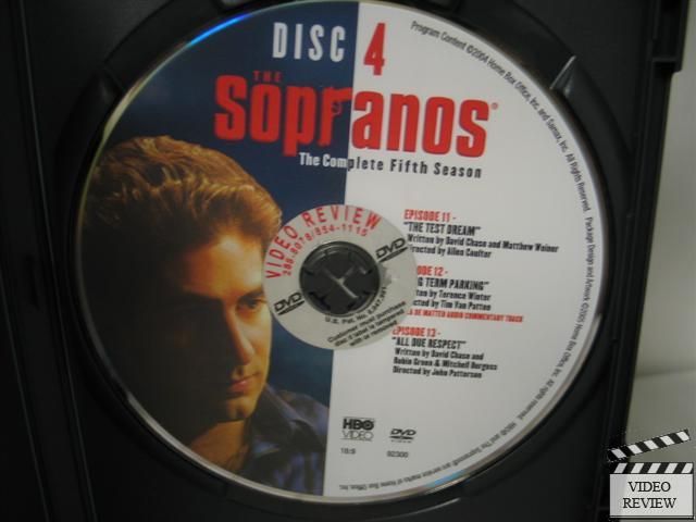 Sopranos Season 5 DVD 2004 James Gandolfini  