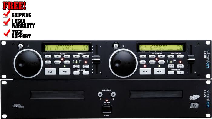 Stanton C.500 Professional Dual Rackmout CD Player  