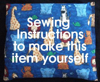 SEW EZ CORN BAG SACK HEATING PAD INSTRUCTIONS PATTERN  