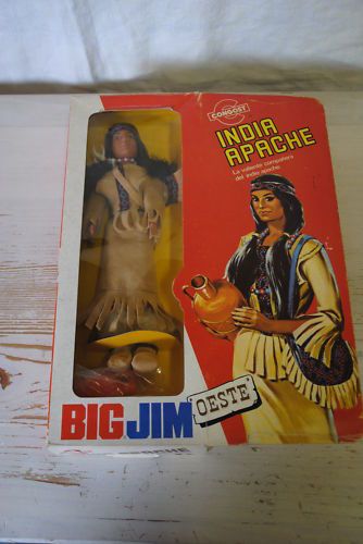BIG JIM CONGOST INDIAN APACHE  FIGURE BOXED  